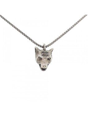 Gucci Wolf Head Necklace